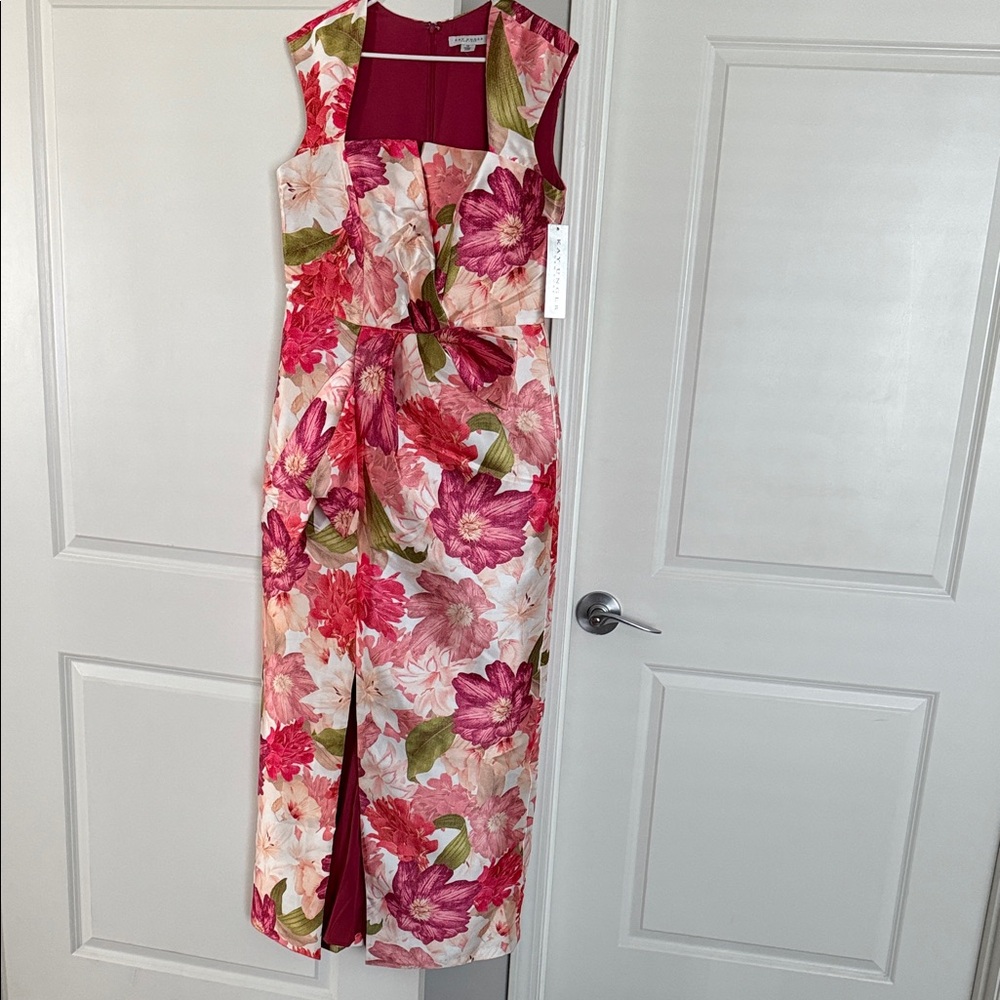 Kay Unger Pink and Gold Dress Size 12
